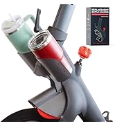 XL Replacement Bottle Holders for Original Peloton Bike with Mounting Bracket, Solid All-Black Me...