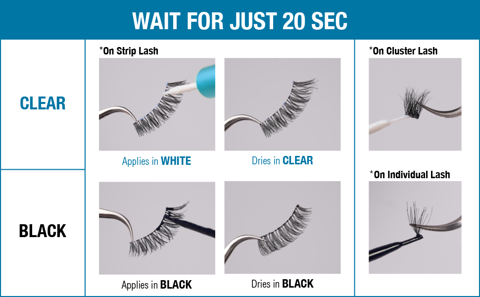 i-envy kiss super strong hold strip lash glue adhesive waterproof false fake eyelash extension