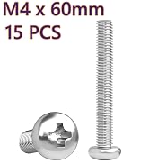 M4x60 machine screws