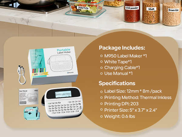 Replacement for brother p-touch label maker