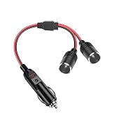 Range Tour Car Cigarette Lighter Splitter Adapter 2 Sockets, Multi Plug Outlet Extension Cord 12V...