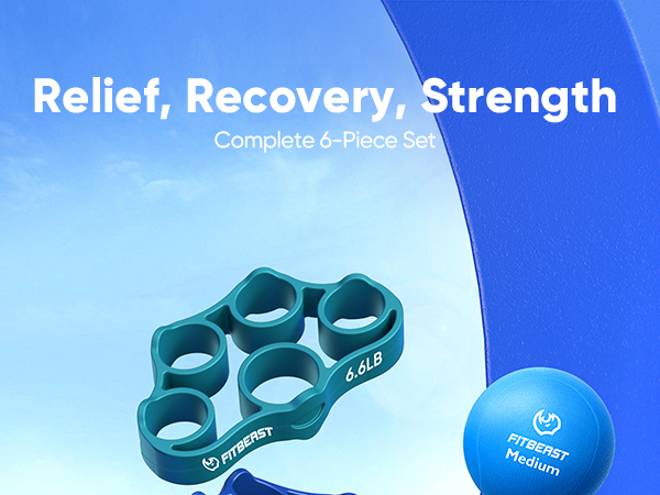 Stress Ball and Grip Strength Trainer Kit