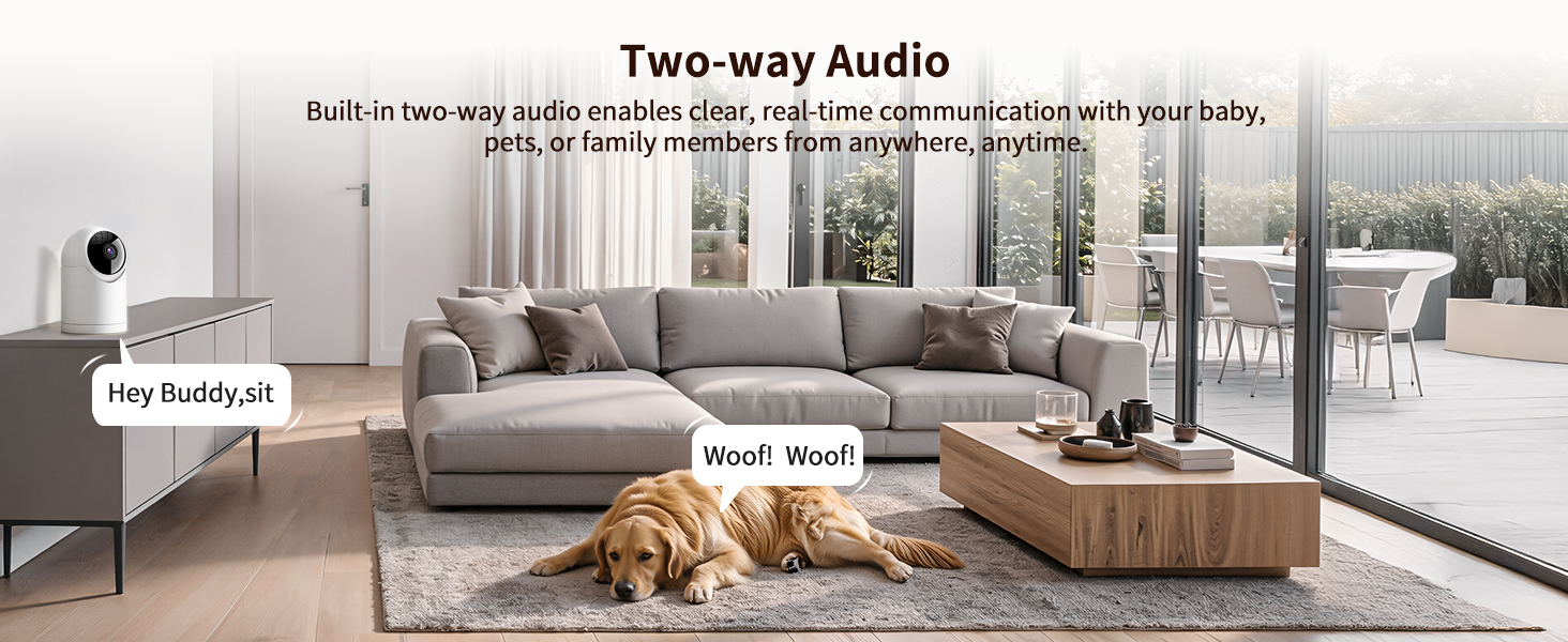 dog camera with speaker