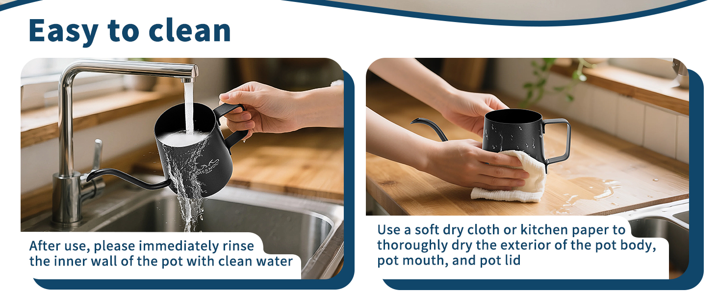 easy to clean. please dry the lid after used