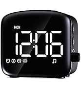 Easysleep Digital Wake Up Alarm Clock with Big LED Display 27 Soothing Sounds Lound Sunrise Clock...
