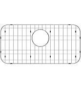 iPEGTOP Sink Bottom Grid, 23"x 13" Stainless Steel Sink Protector with Rear Drain Corner Radius 2...