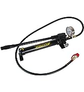 AMZCNC 10000 Psi Hydraulic Hand Pump with Pressure Guage 2 Speed Power Pack Hydraulic Lifting Pump