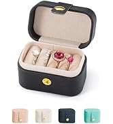 VOMNA Travel Jewelry Ring Case,Small Jewelry Ring Box,Ring Holder,Mini Jewelry Case Portable Stor...