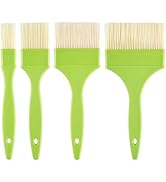 GEEKHOM Basting Brushes, Basting Pastry Baking Brush Set Heat Resistant Spread Oil Butter Sauce M...