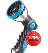 AyayaBoss Garden Hose Nozzle, Durable High Pressure Water Hose Sprayer Nozzle with 10 Patterns fo...