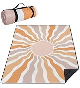QXWREL Picnic Blanket Boho Waterproof Foldable Outdoor Mat 60x80 Inch | Picnic Blanket Made of So...