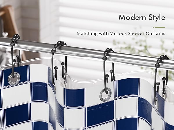 Shower Curtain Hooks shower curtain rings shower curtain double hooks bathroom shower curtain hooks