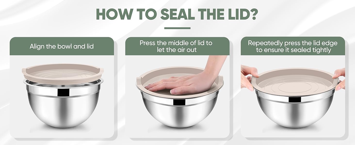 Khaki Mixing Bowls