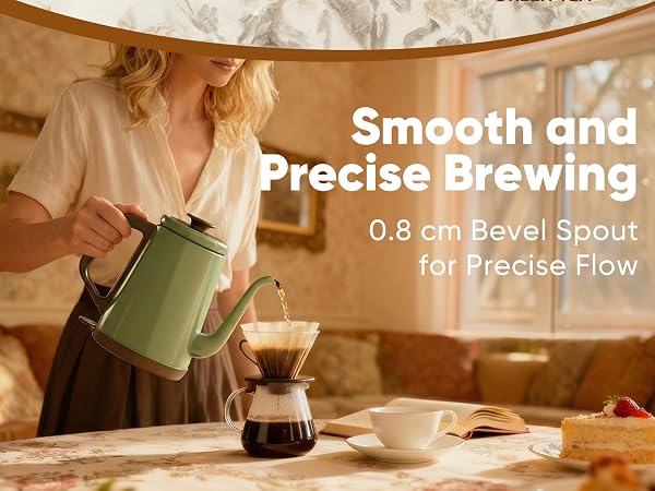 smooth and precise brewing