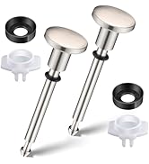 Enhon 2 Set Tub Spout Diverter Repair Kit, Includes 2 x Diverter Valve Stems, 2 x Cup Seals and 2...