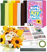 Eppingwin 360 PCS Pipe Cleaners for Flowers, Sunflower Chenille Stems for Crafts, Pipe Cleaners B...