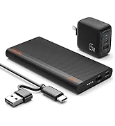 imuto Portable Charger 30W Fast Charging External Battery with 65W USB C Laptop Charger MacBook P...