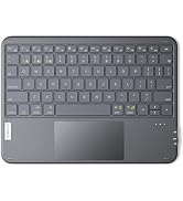 Inateck Bluetooth Keyboard with Touchpad, Ultra Slim and Portable Wireless QWERTY Keyboard, Compa...