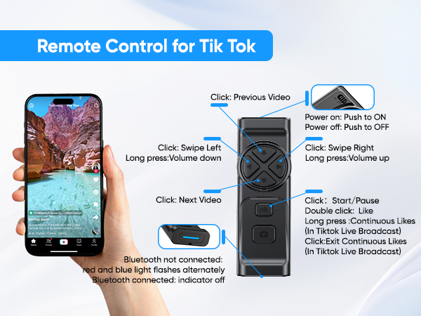 Remote Control for Tik Tok