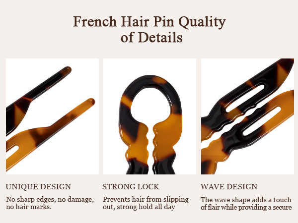 Prestige French Hair Pins for Women