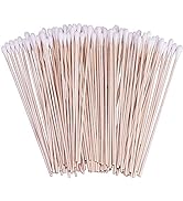400 Count 6 Inch Long Cotton Swabs with Wooden Handles Cotton Tipped Applicator for Cleaning