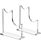 SANRUI 2 Tier Acrylic Weapon Lightsaber Display Holder,Clear Desk Adjustable Wand Stand for Most ...