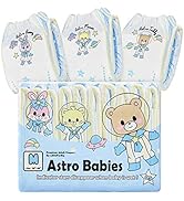 Littleforbig Printed Adult Brief Diapers 10 Pieces - Astro Babies (Medium 28