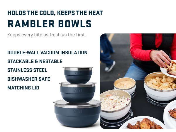 stainless steel insulated bowls rambler bowls