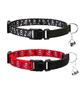 skull cat collar
