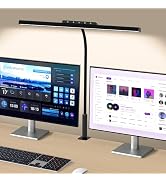 SEOUFRDZ Desk Lamp, 3 Colors Stepless Dimming LED Desk Lamps for Home Office Adjustable Memory De...