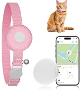 Cat Tracker, Waterproof Pet Tracker for Cats, Cat Tracker Collar with Safety Elastic Buckle,GPS T...