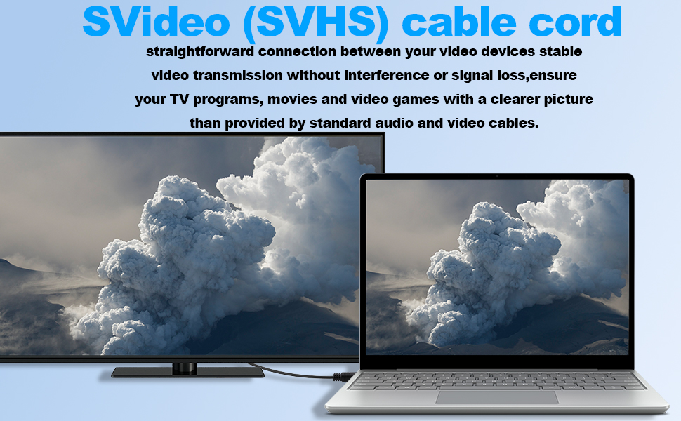 S-Video Cable Mini Din 9 Pin SVideo Extension Cable