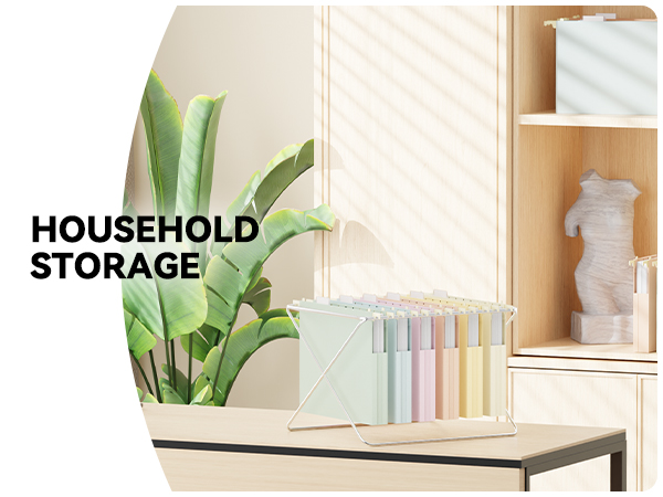 Morandi color hanging file folders 1 inch expansion