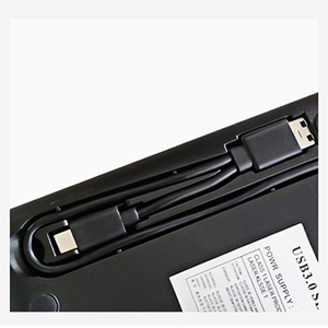 Embedded Cable & Anti-slip Rubber Feet