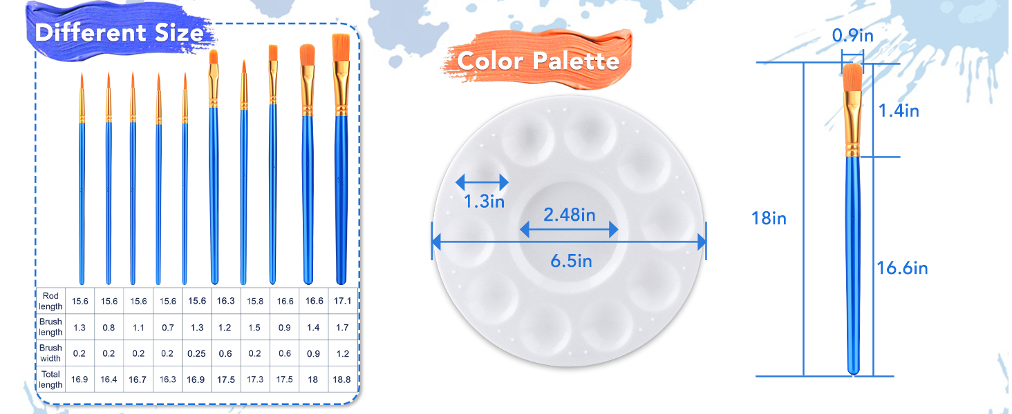 paint brushes set