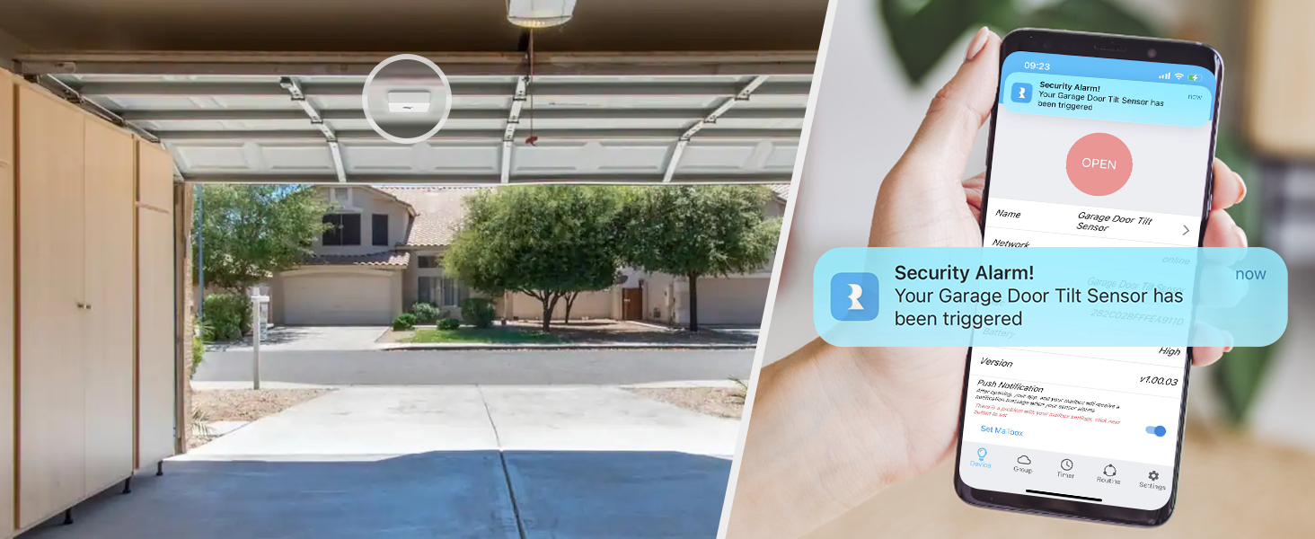 Garage Door Tilt Sensor