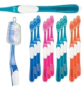 Personalized SmileGoods A392 Toothbrush, 39 Tuft, Soft Bristle, 144 Individually Packaged Premium...