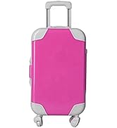 Jiawu Doll Suitcase, Simulated Vivid Doll Accessories Doll Suitcase Luggage Bright Color for 18 I...