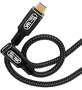 Short USB C Extension Cable, Compatible with Thunderbolt 5/4/3,USB 5/4, 2ft/0.6m,80Gbps Data Tran...