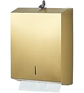 Paper Towel Dispenser Wall Mount Commercial c-fold/Multi-fold/Tri-fold, Touchless Hand Towel Disp...