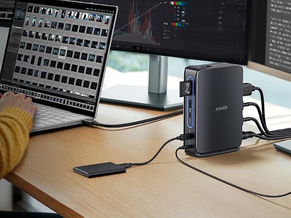 Anker 13-in-1 Docking Station with Detachable Hub