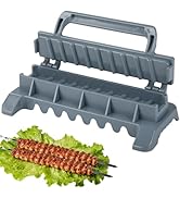 Kebab Maker Machine, Plastic Kebab Maker Press Machine, Manual Kabob Maker Mold, Kabob Maker Barb...