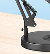 2-in-1 design & powerful swing arm large base magnifying glasses for close work