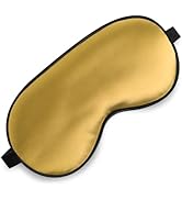 Sleep Mask, Silk Eye Mask for Sleeping with Adjustable Strap, Blindfold Eyeshade for Men & Women,...