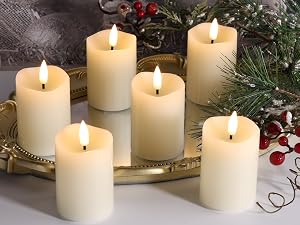real wax led votive candles