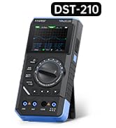 FNIRSI DST-210 Handheld Oscilloscope 10MHz Bandwidth, 19999 Counts, Digital Oscilloscope Multimet...