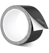 Kwtpsg Black Rubber Grip Anti Slip Tape(2" x 10 ft),Non Slip Step Strips Tape for Indoor & Outdoo...