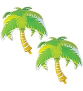 GOER Palm Trees Giant Foil Balloons,2 Pcs 43 Inch Balloons for Hawaiian Luau Party Summer Theme D...