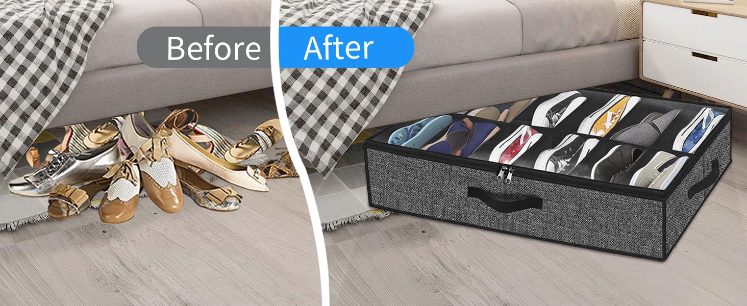 clear storage bins