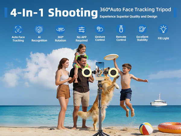 tripod for iphone with light